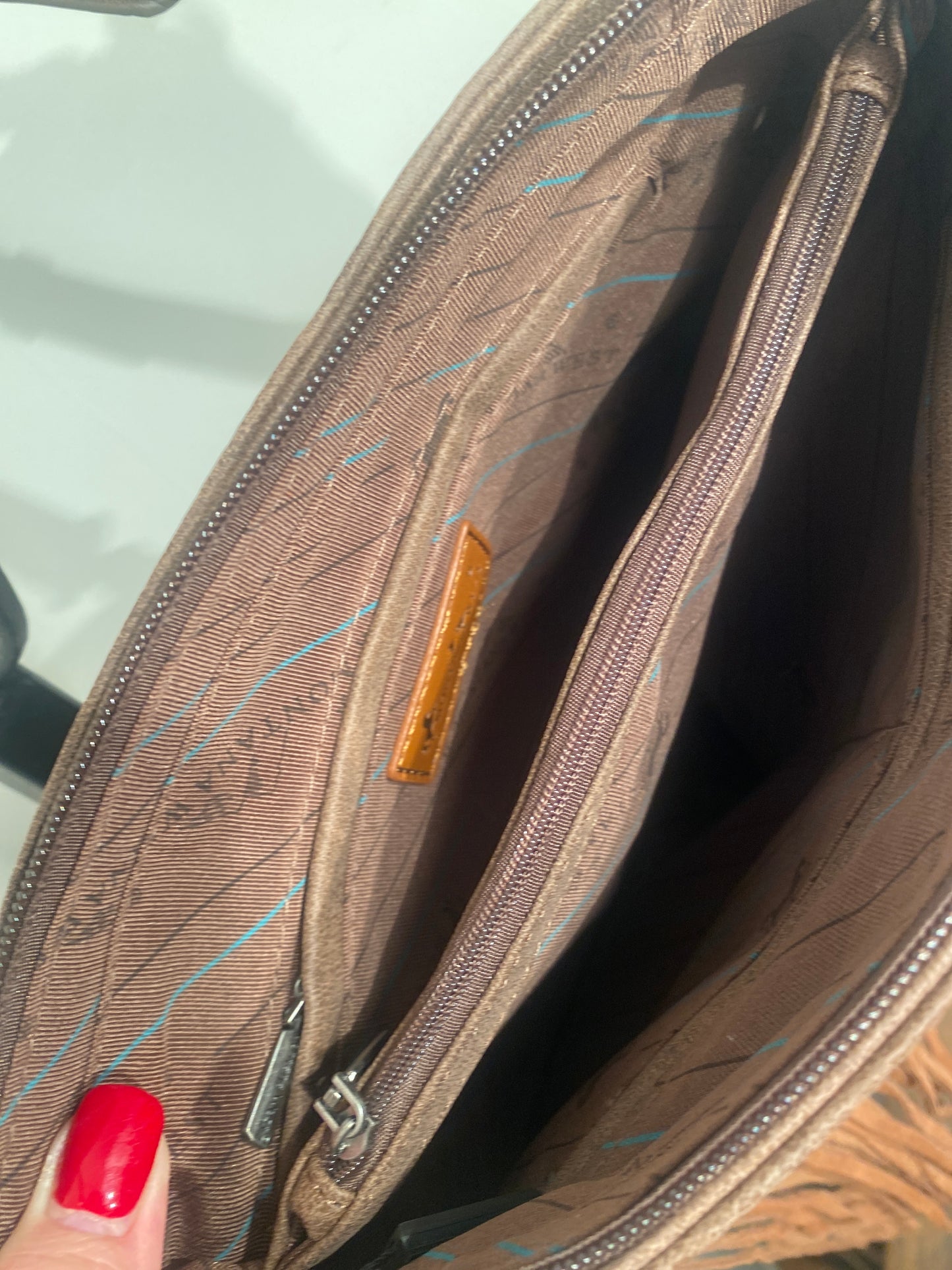 Montana West Aztec Fringe Concealed Carry Crossbody Purse