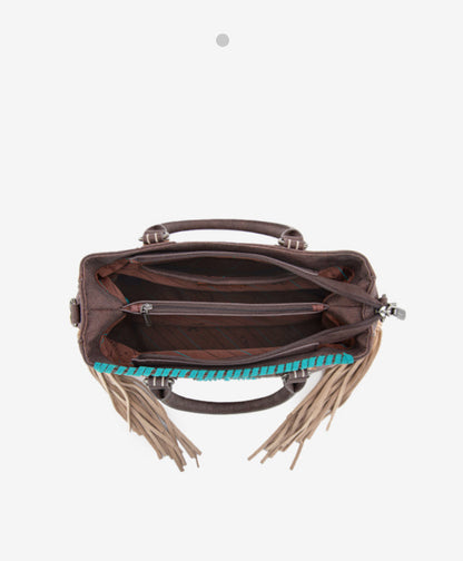 MONTANA WEST FRINGE CONCHO WESTERN PURSE