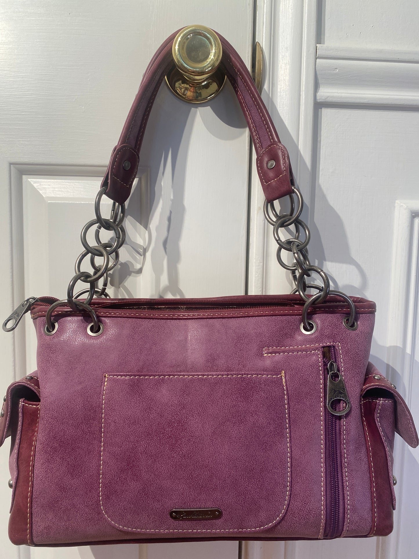 MONTANA WEST STUDDED CONCEALED CARRY SATCHEL COLLECTION