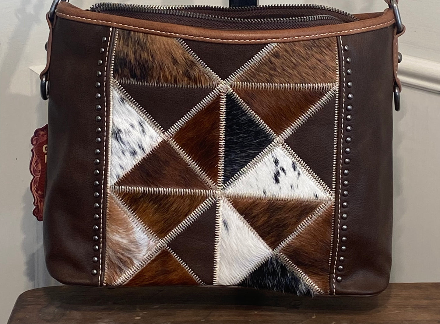 TRINITY RANCH GENUINE LEATHER HAIR ON COWHIDE