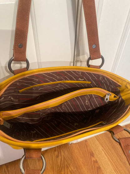 COWBOY BOOT EMBROIDERED  CONCEALED CARRY, MONTANA WEST - TOTE BAG COLLECTION