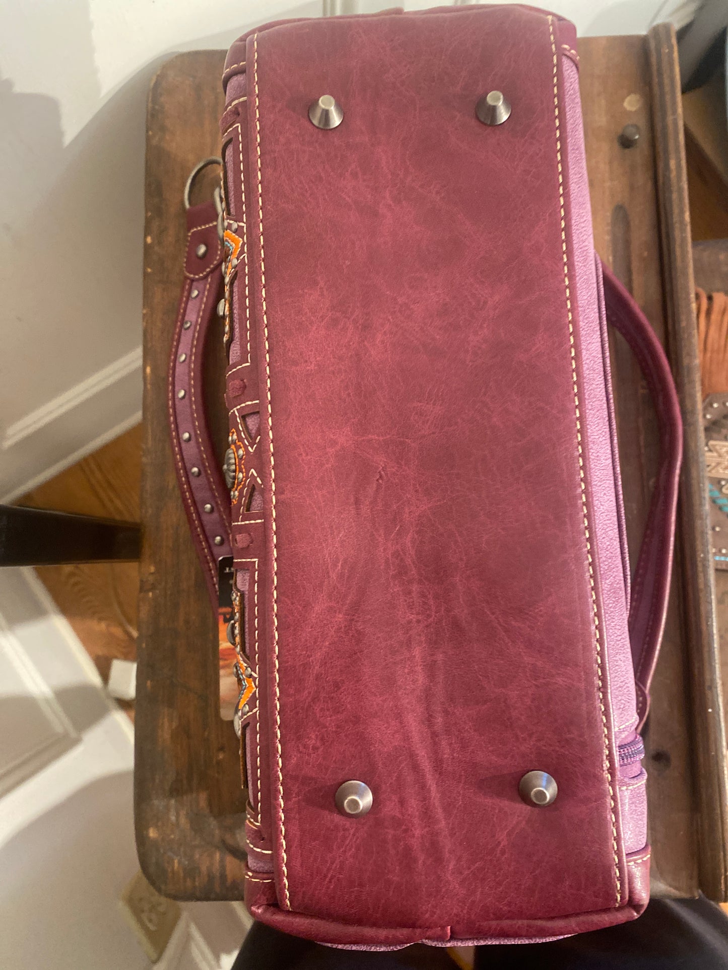 MONTANA WEST STUDDED CONCEALED CARRY SATCHEL COLLECTION