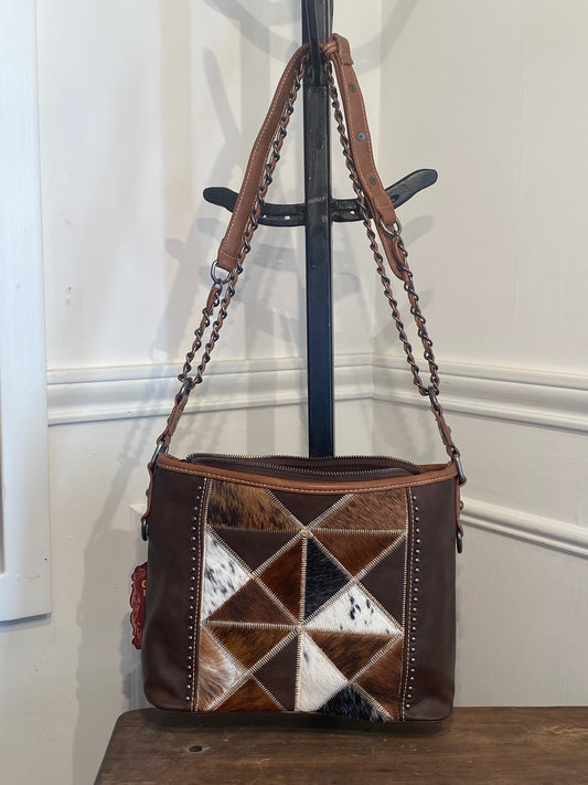 TRINITY RANCH GENUINE LEATHER HAIR ON COWHIDE