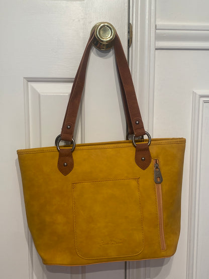 COWBOY BOOT EMBROIDERED  CONCEALED CARRY, MONTANA WEST - TOTE BAG COLLECTION