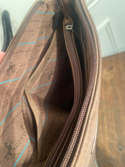 Montana West Aztec Fringe Concealed Carry Crossbody Purse