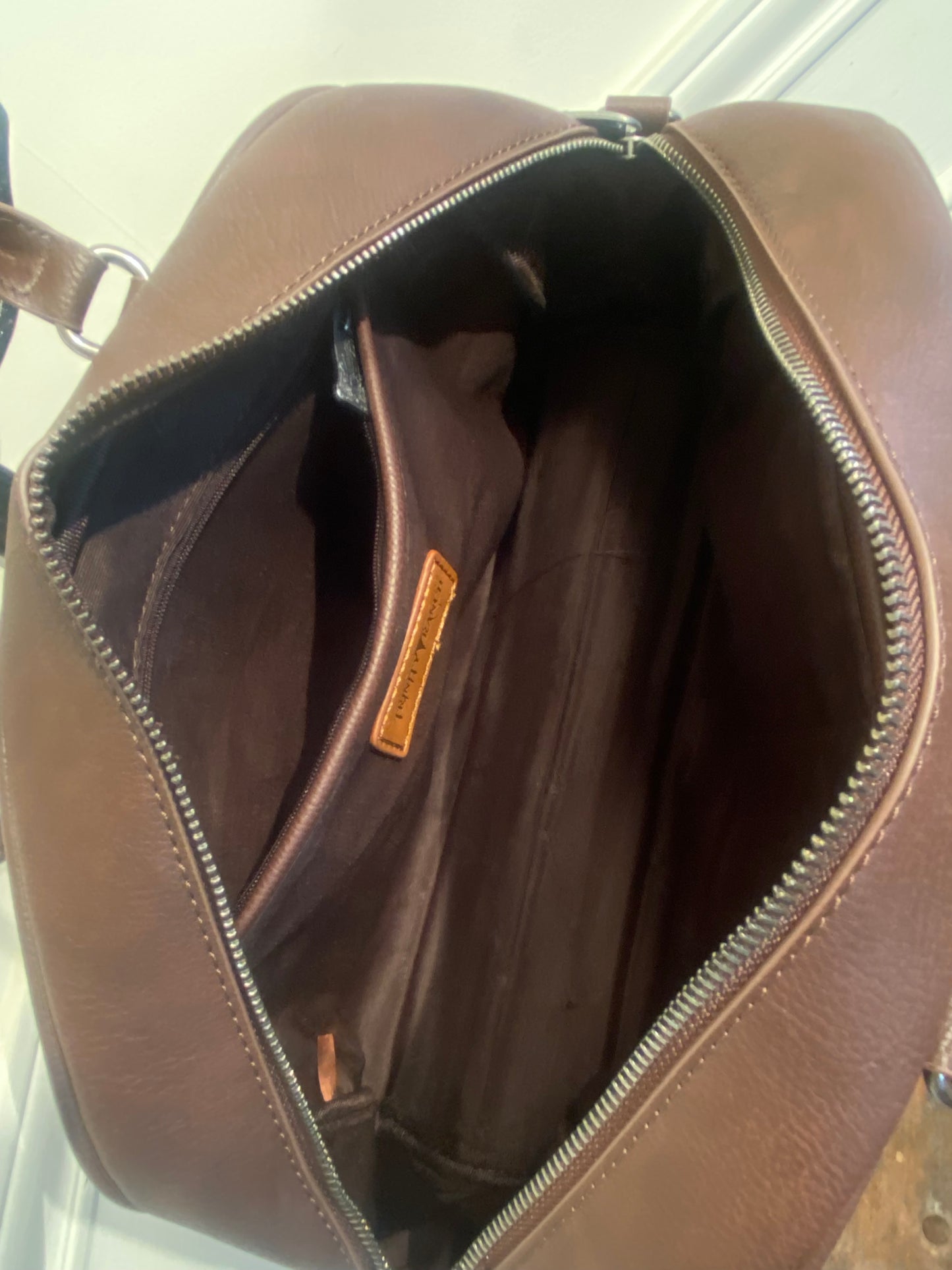 TRINITY RANCH HAIR-ON COWHIDE CROSSBODY PURSE