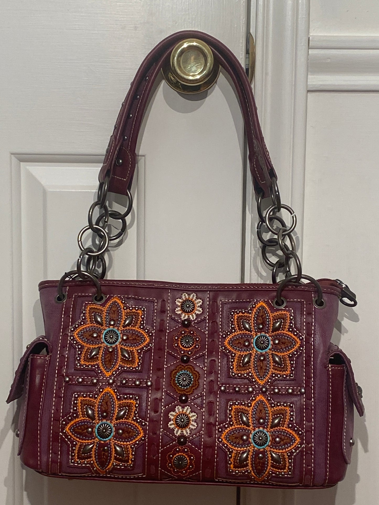 MONTANA WEST STUDDED CONCEALED CARRY SATCHEL COLLECTION