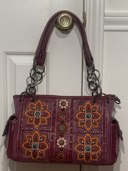 MONTANA WEST STUDDED CONCEALED CARRY SATCHEL COLLECTION